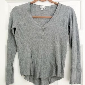 PJ Salvage Grey Long Sleeve